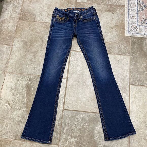 Rock Revival Anabela Bootcut Stretch Jeans Women’s 27x33 EUC - Picture 2 of 11
